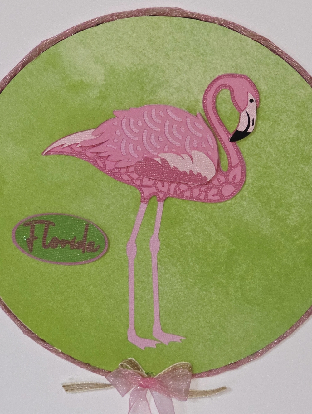 3D Layered FLAMINGO Wall Art (Includes 50% Donation)